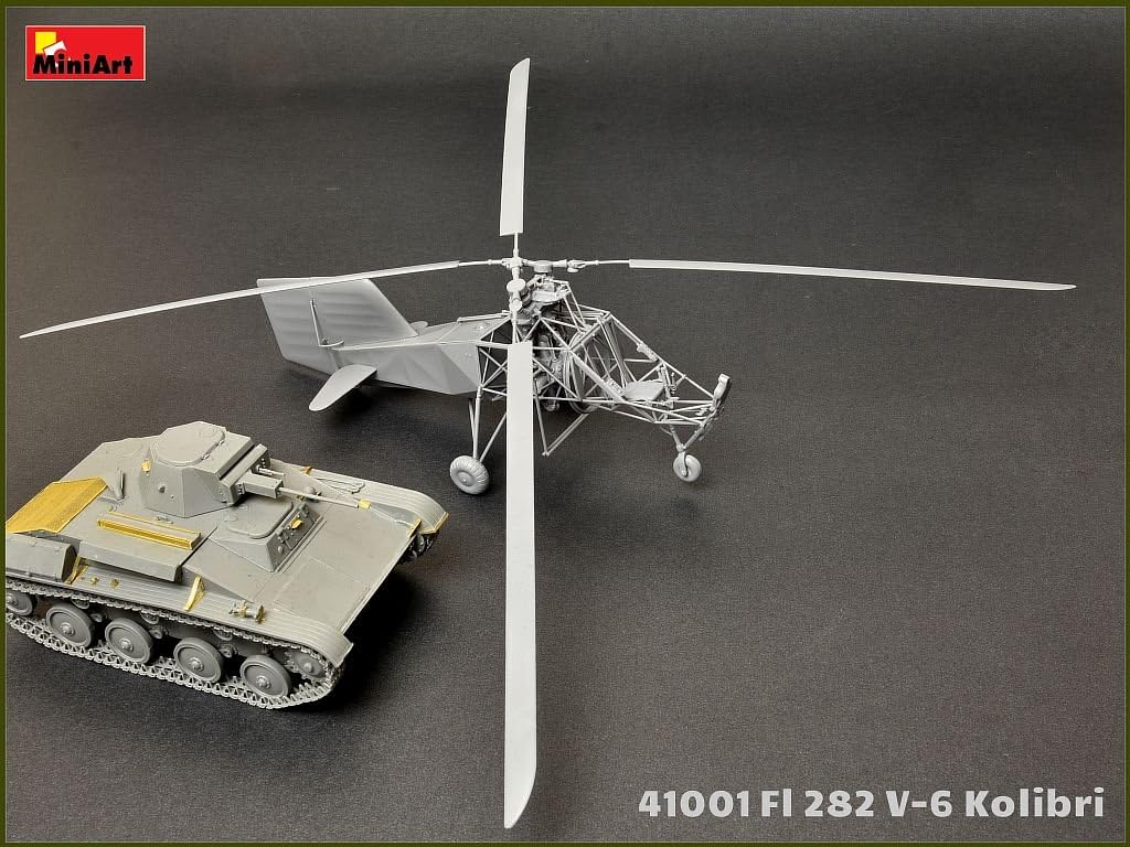 Scale Plastic Model KIT MINIART 41001 1/35 - Helicopter Fl 282 V-6 KOLIBRI