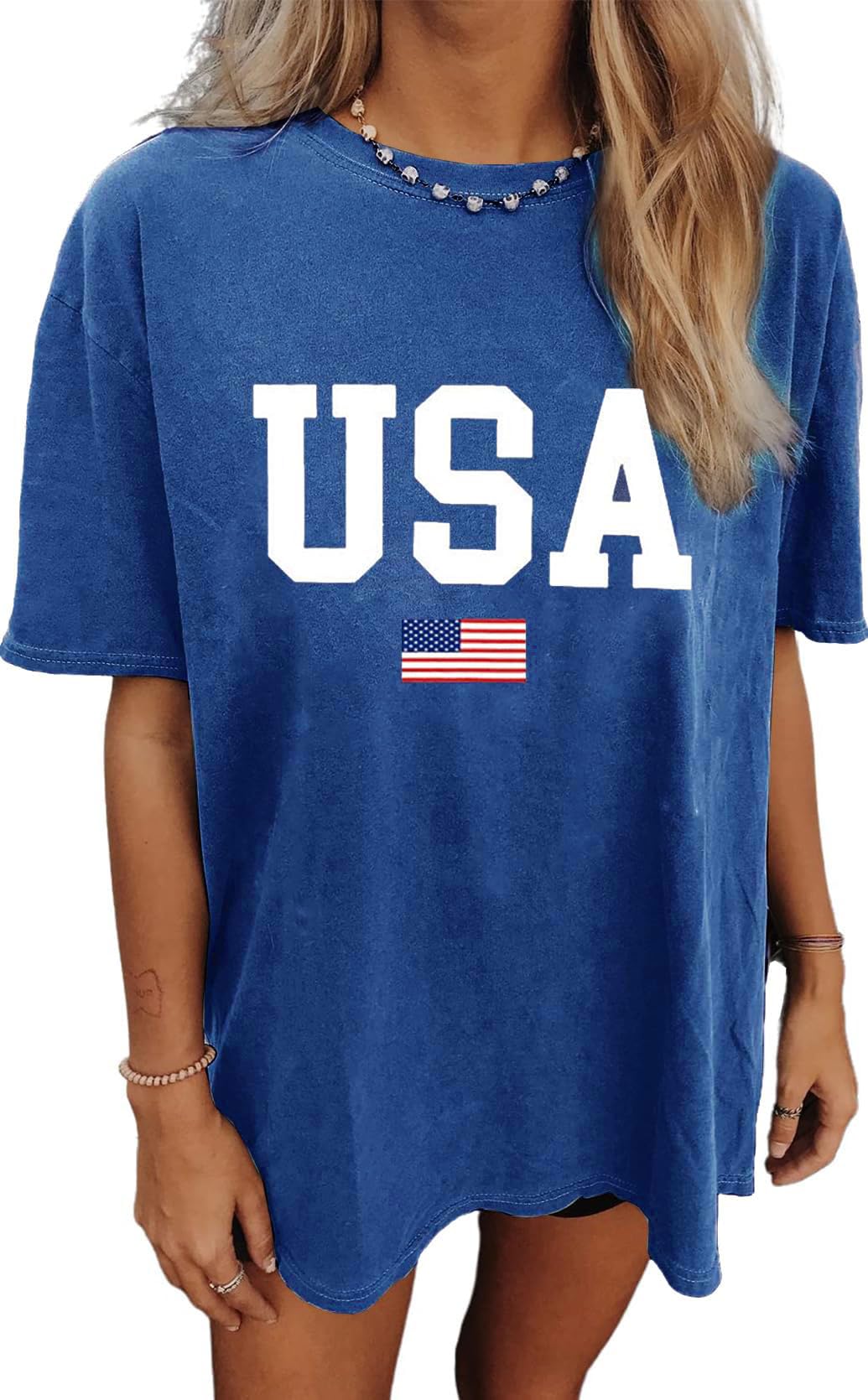 Wildflowers Shirt for Women Oversized Vintage Floral T Shirts Inspirational Graphic Tees Summer Casual Loose Beach Tops