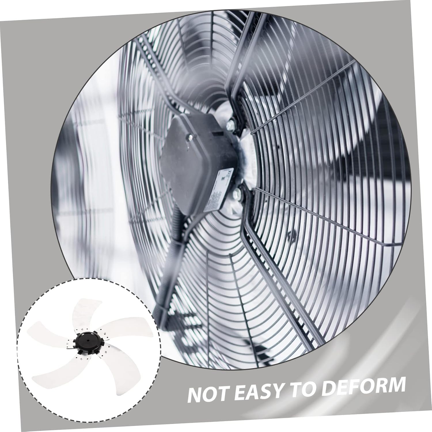 Replacement Fan for Standing Pedestal and Floor Fans Easy to Install Low Noise Metal Blades for Efficient Cooling and Repair Parts