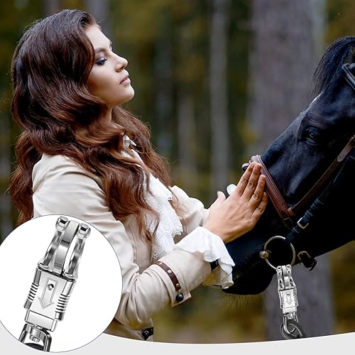 Miniatura 6 de Paquete de 4 lazos cruzados elásticos para remolques de caballo, cuerdas elásticas a granel con broches para accesorios de remolque de caballos, 36