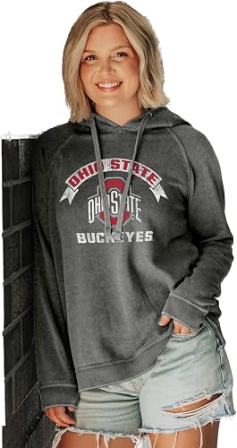 Blue 84 Sudadera con Capucha para Mujer NCAA, Producto Oficial Burnout Vintage S