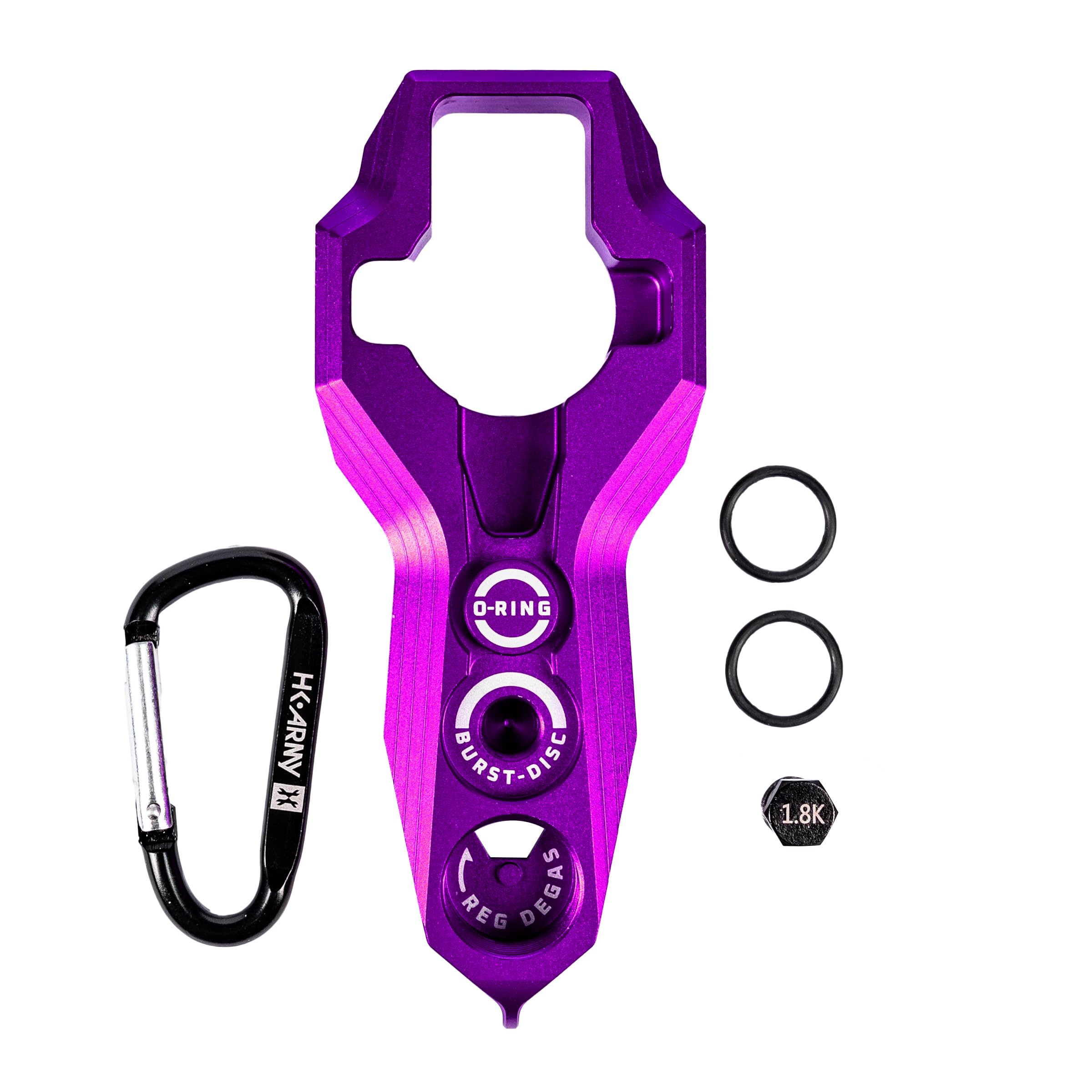 HK Army Tank Regulator Multi-Tool w/ORings, Burst Disc, Carabiner