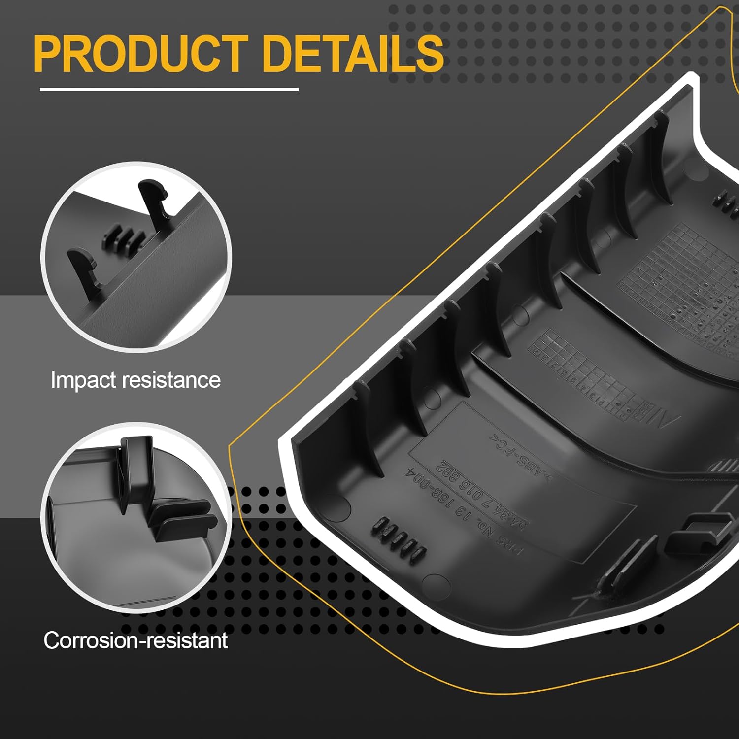 Upper Center Windshield Frame Cover Compatible with 2003-2008 BMW Z4 E85 Part Number 54347016892