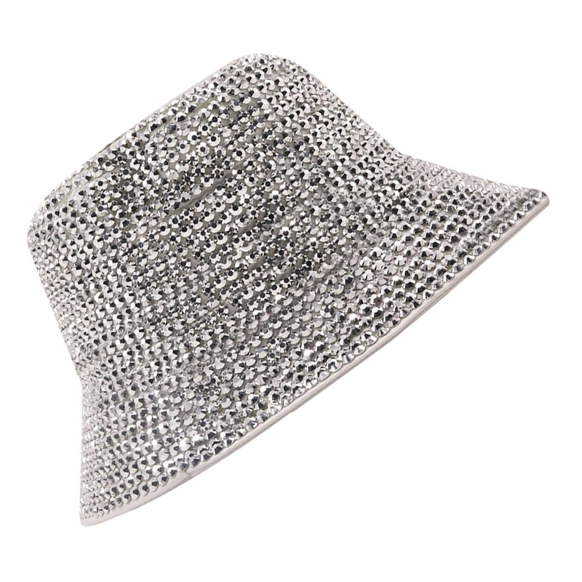 Amazon.com: Queenbox Bling Rhinestone Bucket Hat Diamond  display picture 2