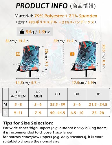 Miniatura 2 de TRIWONDER Polainas de tobillo bajas ligeras e impermeables para senderismo, caminar, mochilero