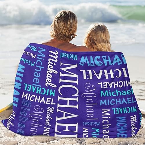 Miniatura 6 de Manta personalizada con nombre para niños, mantas personalizadas con nombre y texto para adultos, niños, niñas, niños, recién nacidos, regalo para