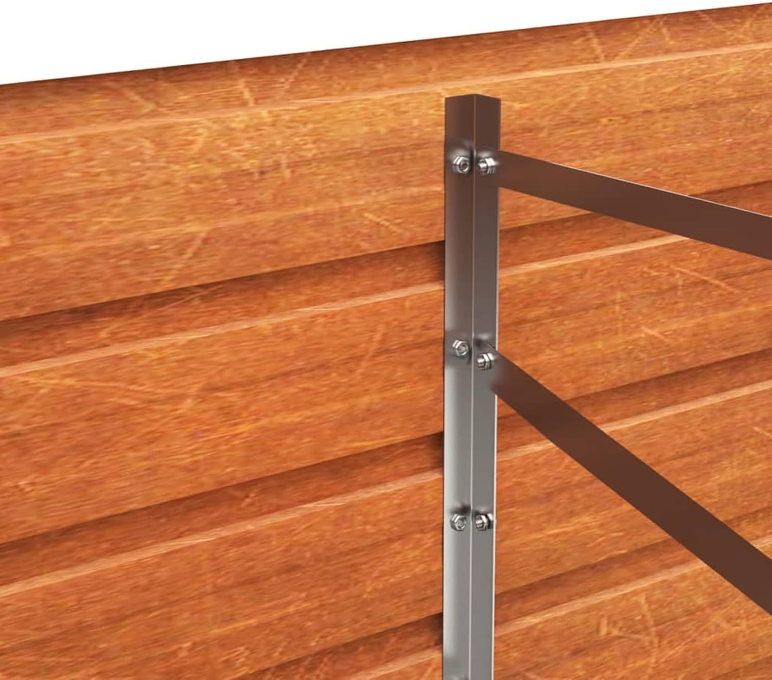 Raised Bed Rusty 480 x 80 x 45 cm Corten Steel Raised Bed Kit Raised Bed Metal Composter Garden