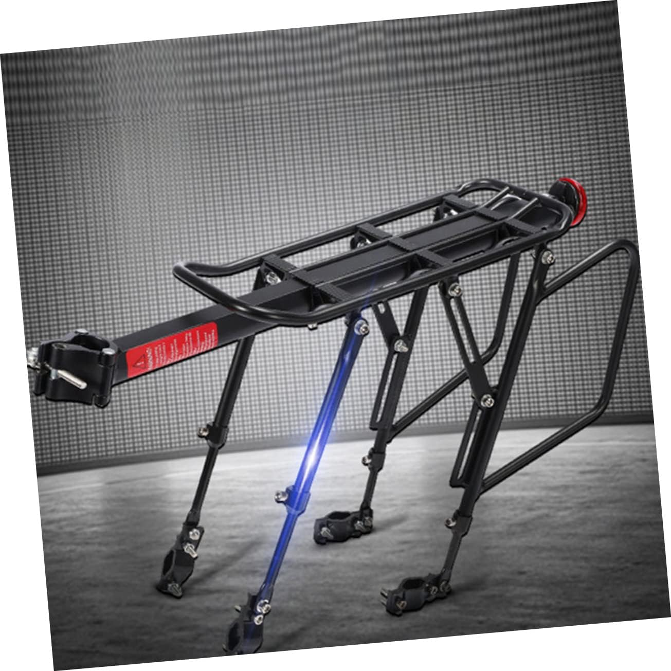 Quick Release Aluminum Alloy Rear Shelf Ockbros Bike Rack Reflective Lights Road Mountain Bikes