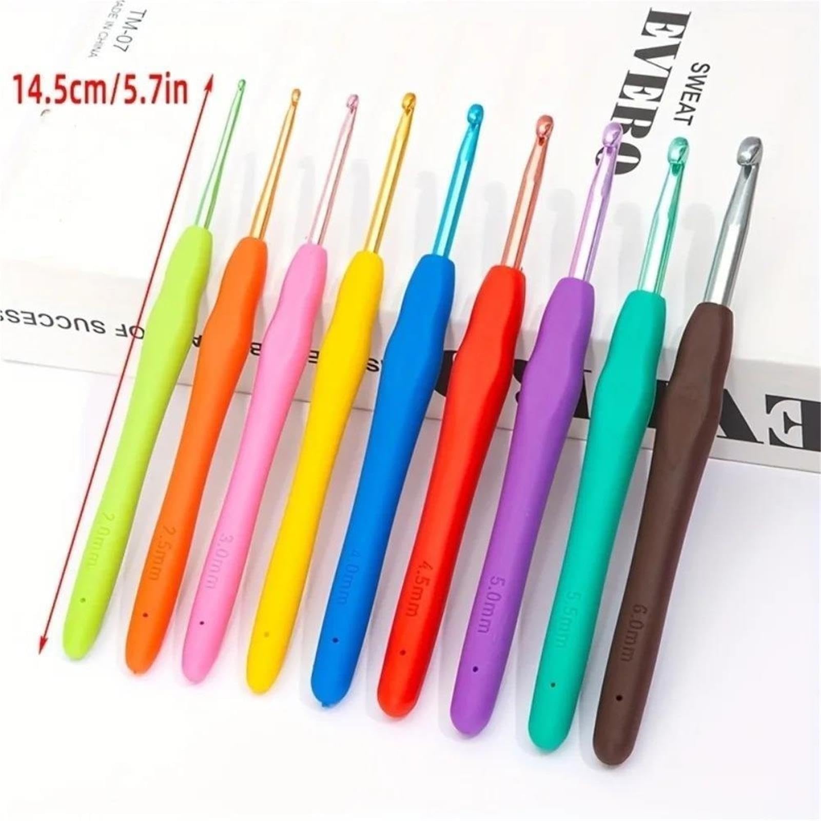 63-teiliges Ergonomisches Häkelnadel-Set