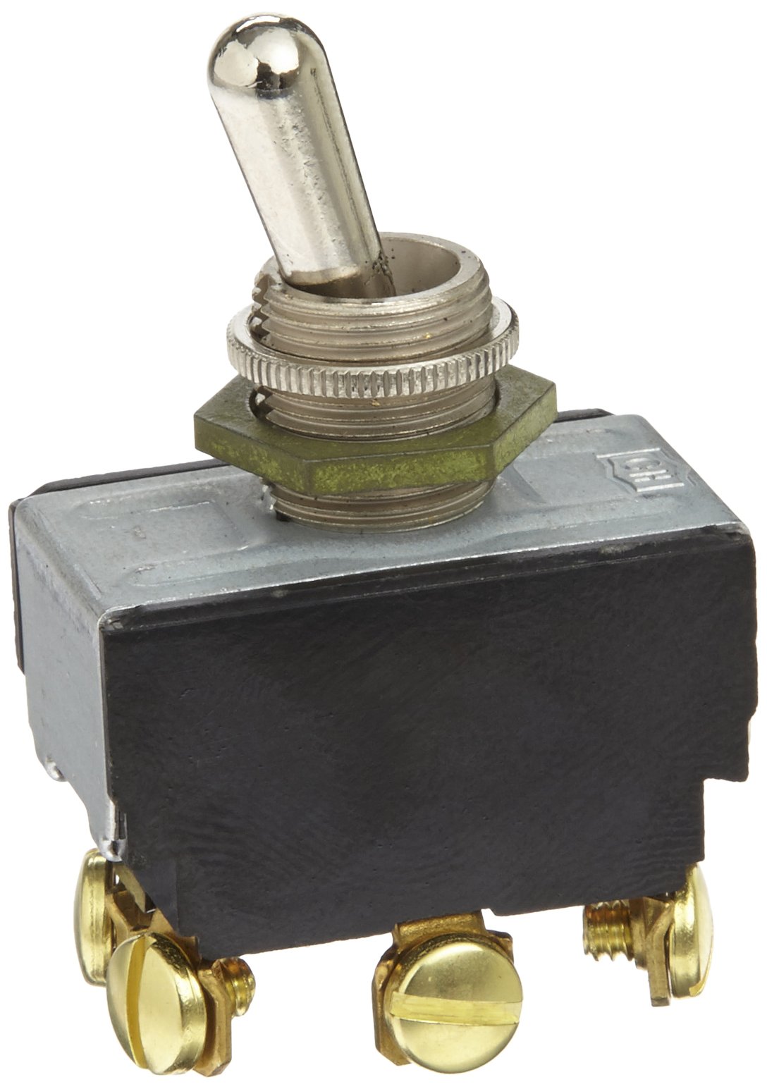 Eaton 7562K4 General Purpose Toggle Switch, AC Rated, Screw Termination, On-Off-On Action, DPDT Contacts