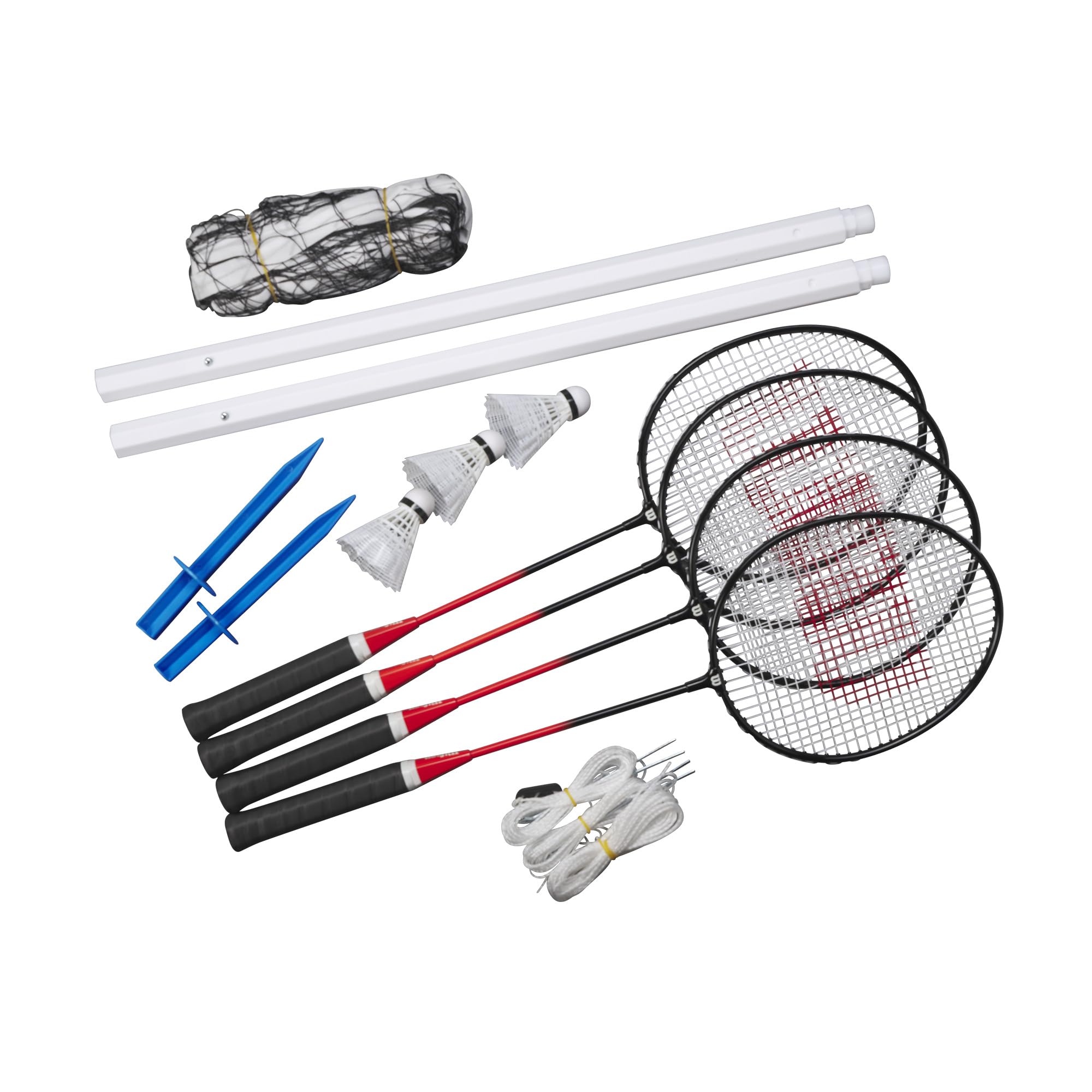 Wilson Badminton 4 Pc Kit V2, Unisex Adulto
