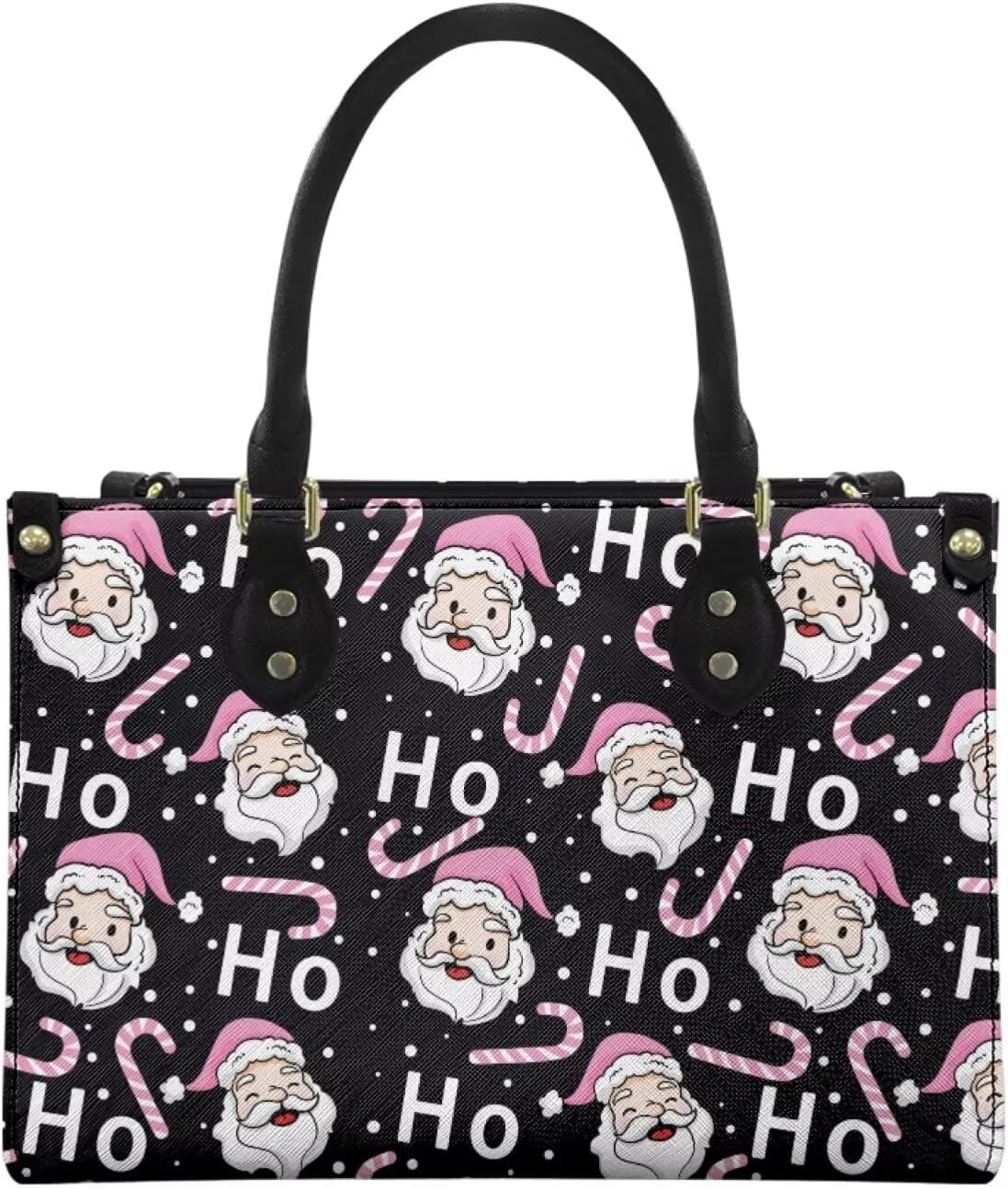 Womens Christmas Crossbody Handbag Large Christmas Shoulder Tote Bag with Zipper