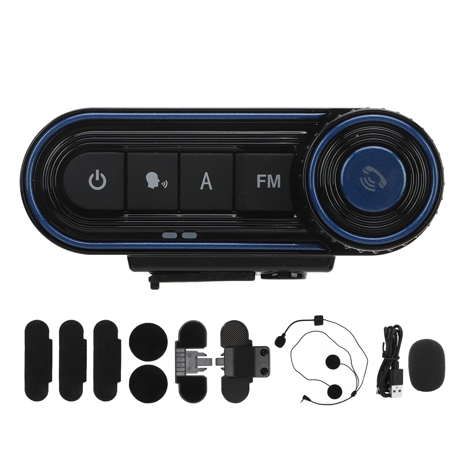 Casco da Moto Auricolare Bluetooth Stereo Impermeabile con