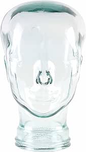 TESTAFIT Tête de mannequin décorative pour casques, bonnets, lunettes, écouteurs, casque VR, exposant vitrine et rangement (blanc