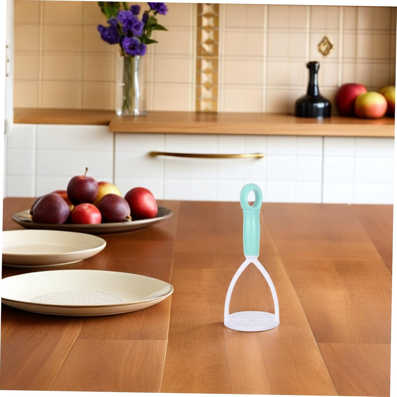 10pcs Small Potato Masher Lightweight Manual Ricer Tool for Smooth Mashing of Vegetables Fruits Ergonomic Kitchen Accessory Compact and Travel Friendly