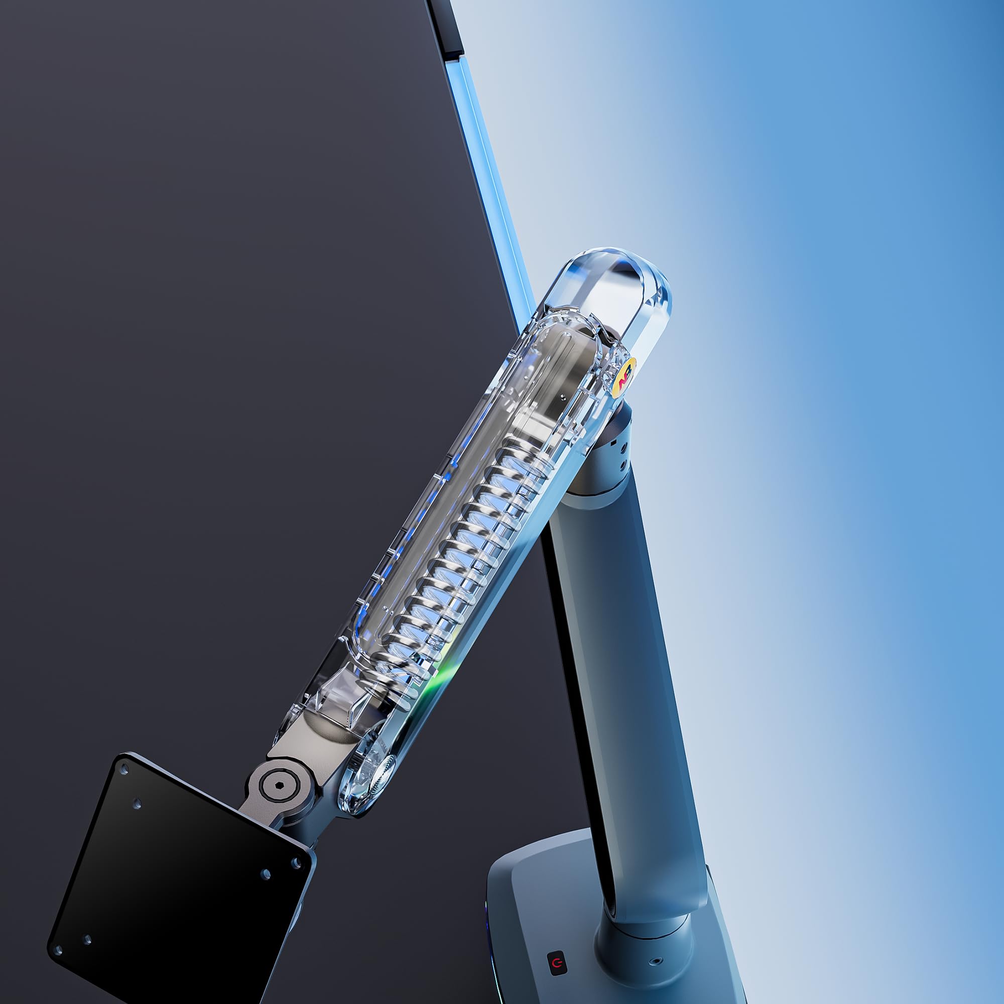 Amazon.co.jp: NB ERGONOMIC 【RGBライト付き】大型モニターアーム 大