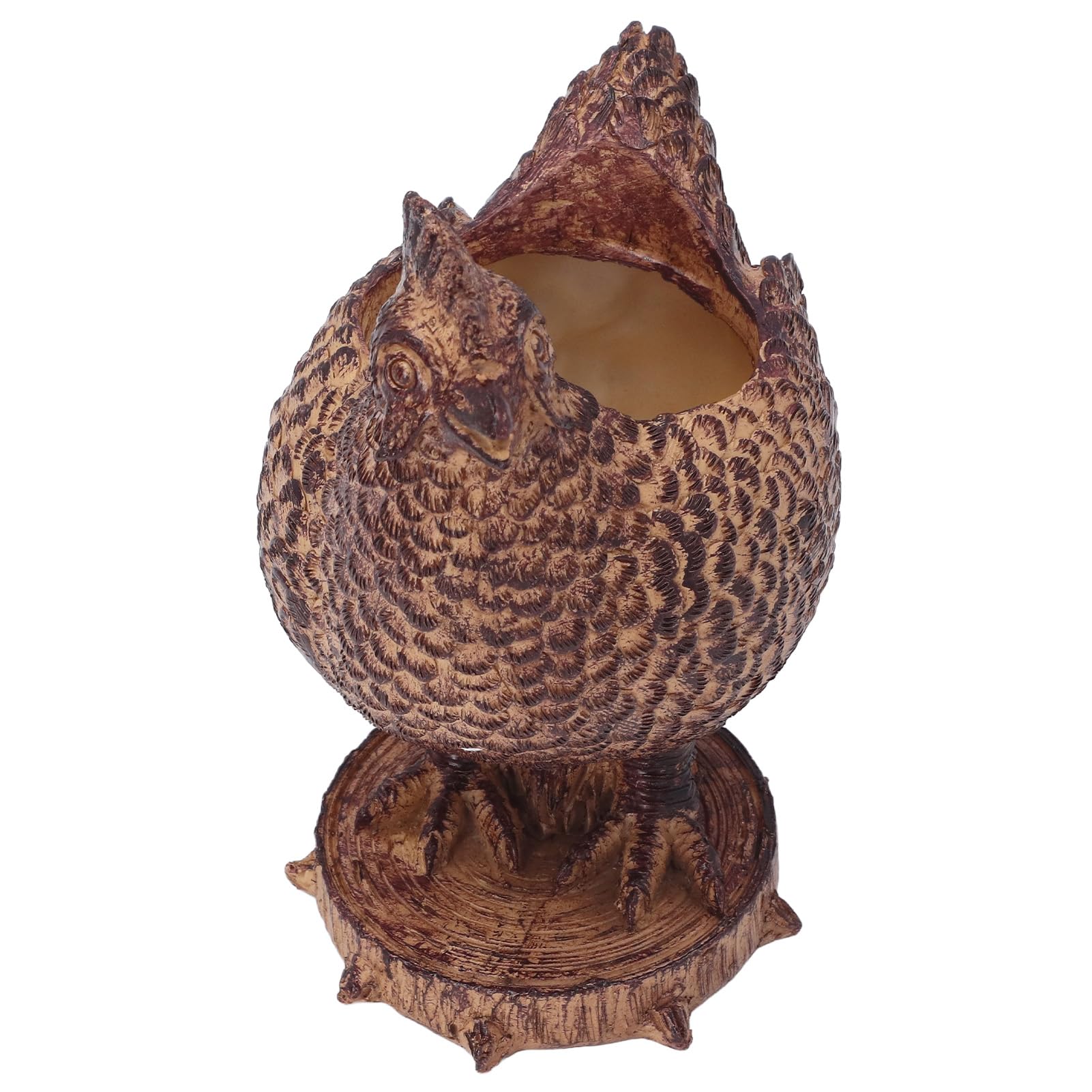 Planteur de poulet en résine Pilipane 15x17cm avec drainage pour succulentes