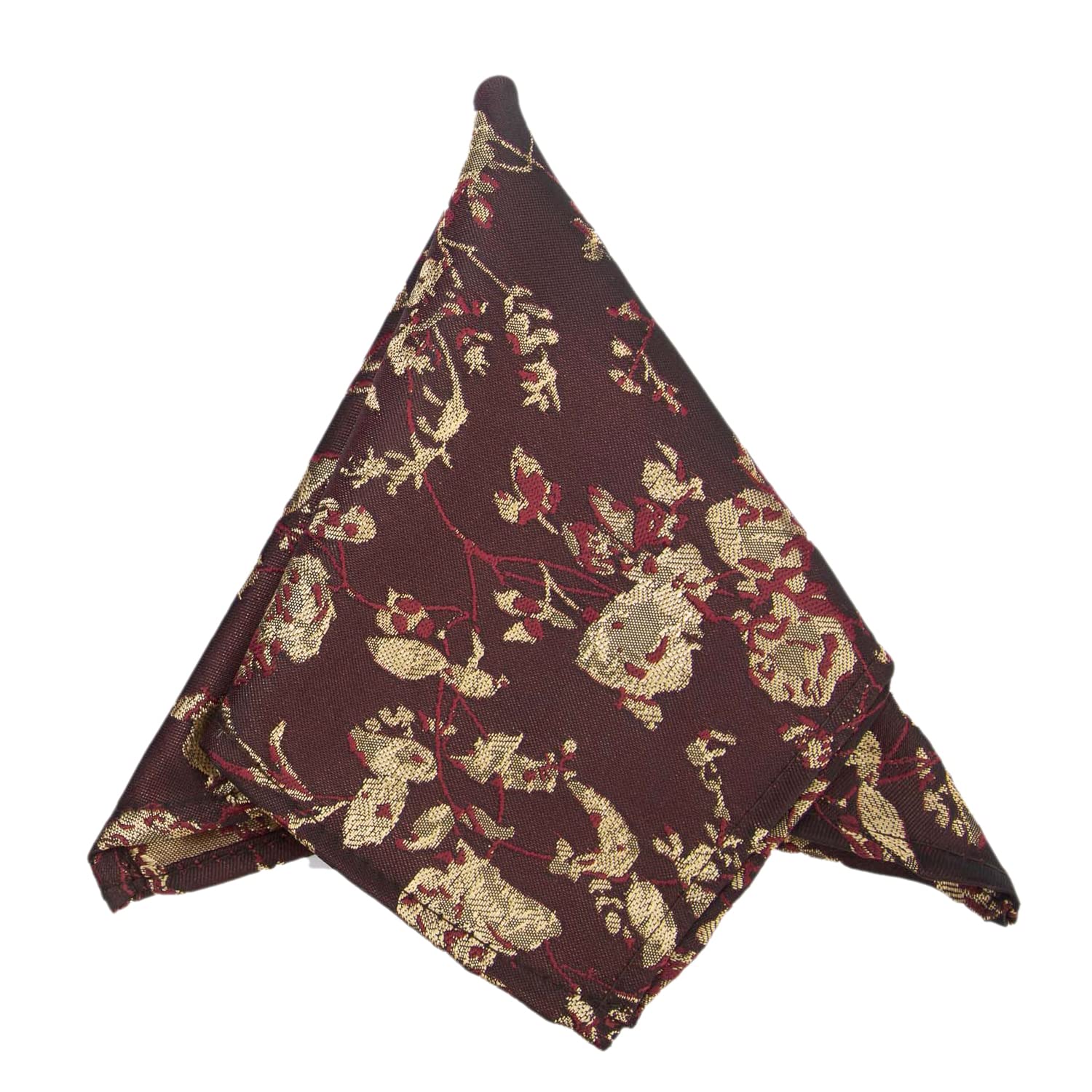 Maroon Men's Microfiber Pocket Square-image-41