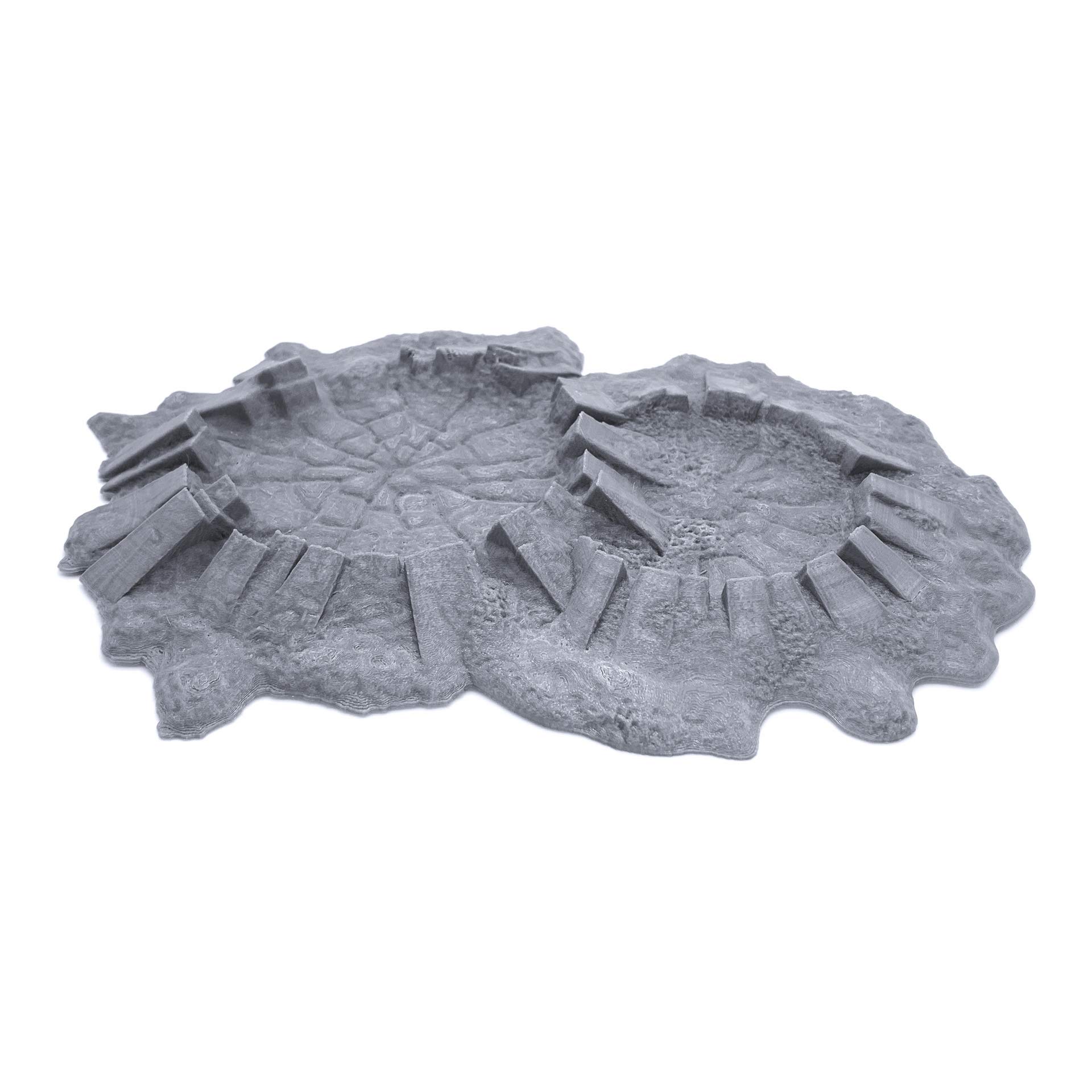 Battlefield Craters 3D Printed Terrain - Tabletop RPG & Wargame Scenery For 28mm Miniatures - View #5