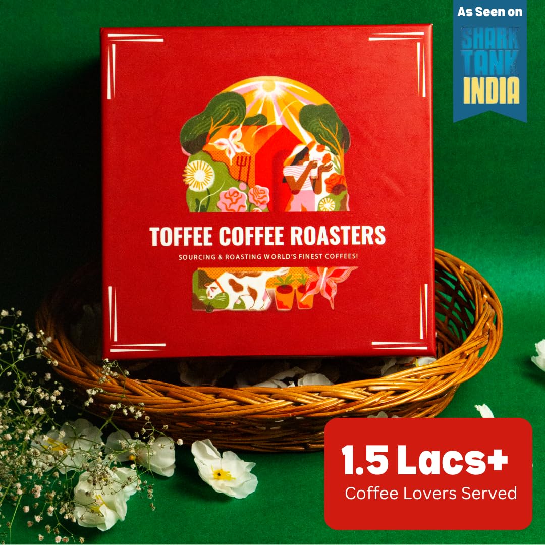 Toffee Coffee Roasters Brazil Instant Coffee 50g + Free Enamel Mug | 100% Arabica | Ready in Seconds | Diwali Gift | As Seen on Shark Tank | Corporate & Bulk Gifting Hamper - Image 2 thumbnail