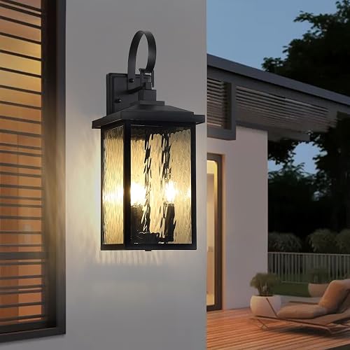 ReLa Mall 20 Inch Outdoor Wall Light, IP54 Waterproof Exterior Wall Sconce with 