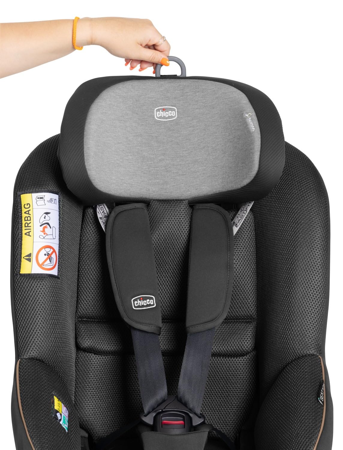 Chicco Seat105 I-Size, Silla de Coche Homologada ECE R129/03, Giratoria 360 grados, Reclinable 6 Posiciones, Instalación Fácil y Rápida, Reductor Incluido, 40-105cm, Grupo 0/1, 0 a 4 Años
