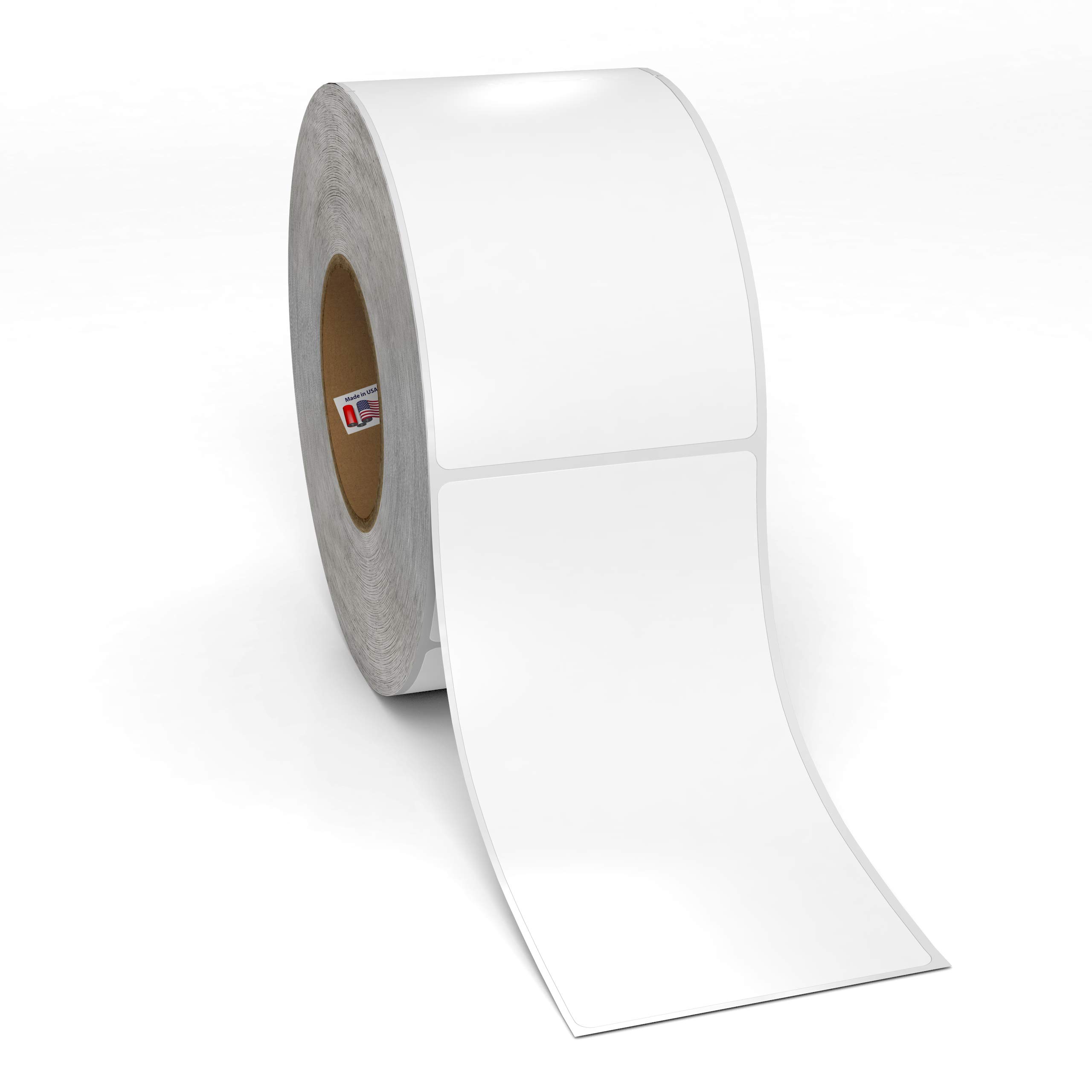 Kenco Premium Glossy Inkjet Labels - Compatible with Epson ColorWorks 7500 Series Printers. 3" Core 8" OD Made by Kenco in The USA (4" X 8", 3 Rolls)