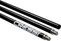 Vista 3 de Cressi Lanza de poste de aluminio, negro, 3 piezas, 6.5 pies