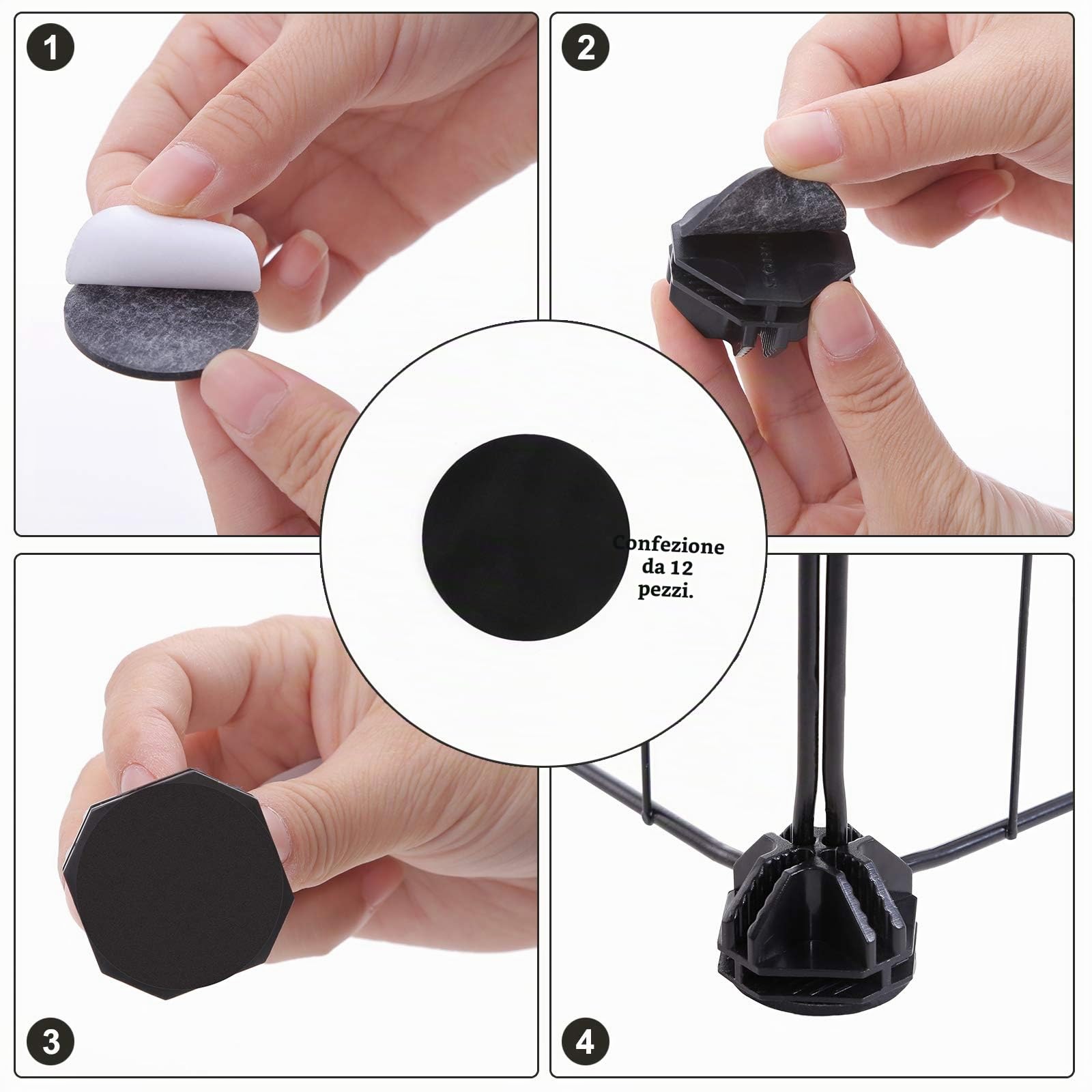 SONGMICS Recinto per Animali di Piccola Taglia, Recinzione Personalizzabile per Criceti, Conigli, Rete in Metello, Include Martelletto e Fascette, per Uso Interno, Nero LPI01H