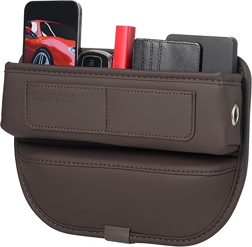 Organizador de espacio para asiento de automóvil con orificio de carga, entre el receptor de asiento de automóvil para automóvil, camión, SUV,