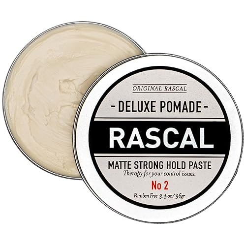 Miniatura 8 de Rascal Deluxe Pomade 4  Wet Light Hold Pomade Pomade No 4 34oz