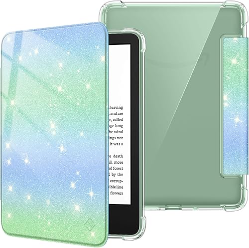 Miniatura 22 de Fintie Funda delgada para Kindle de 6 pulgadas (11ª generación - versión 2024/2022), ultra transparente, suave, flexible, transparente, carcasa