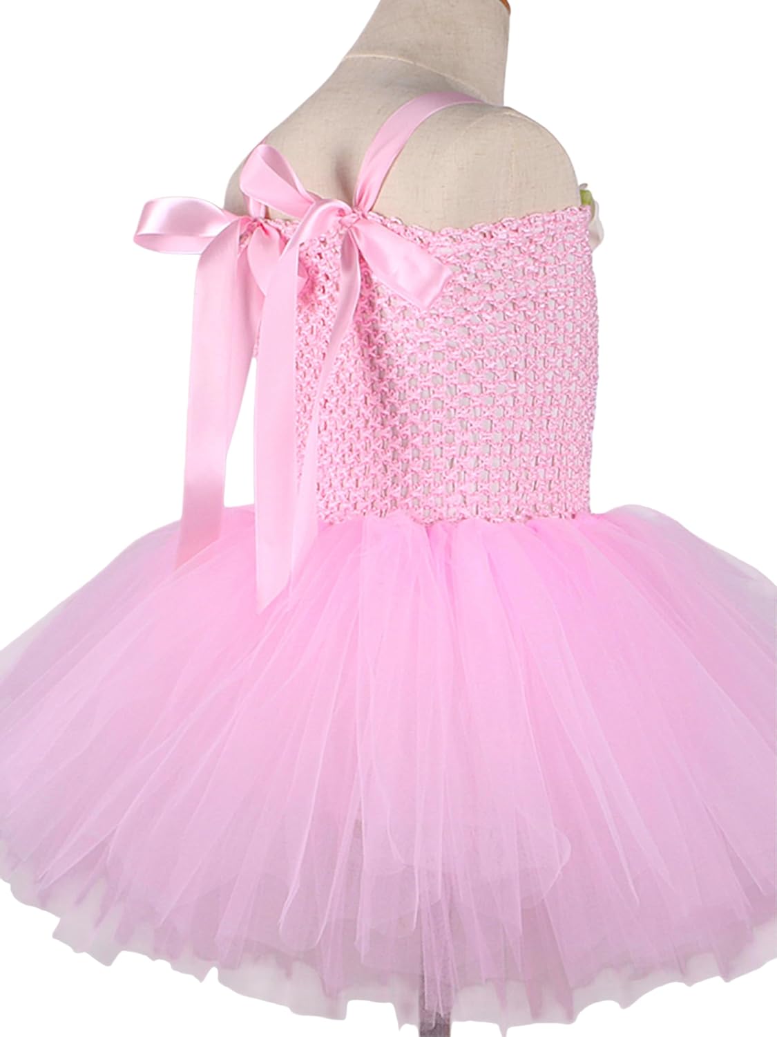Girls Tutu Dress Easter Bunny Costume Hawaiian Tutu Dress Hula Princess Dresses with Headband for Kids