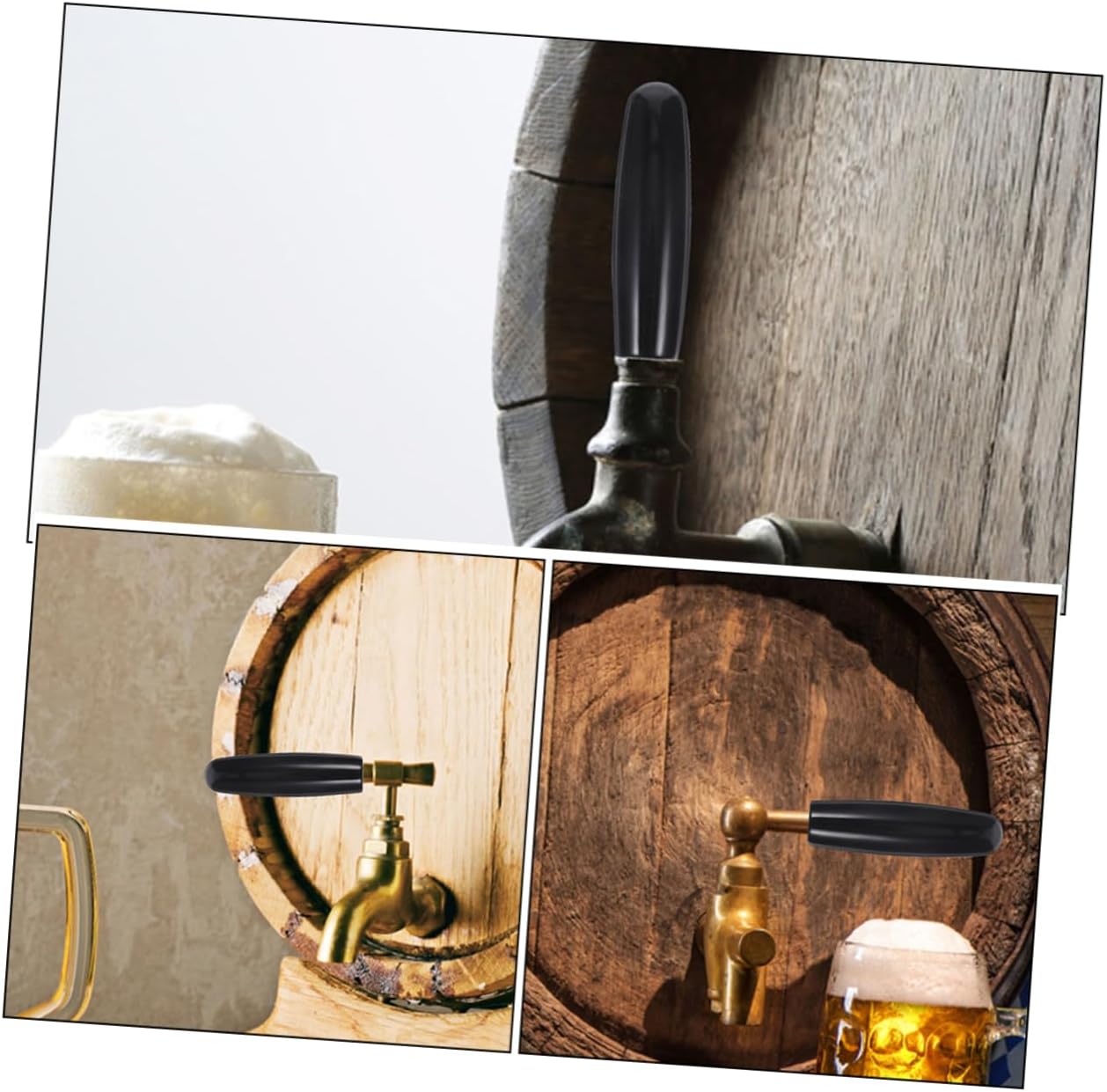 Heavy Duty Beer Faucet Handle Kegerator Tap Handle Comfortable Grip Plastic Beer Tap Accessories