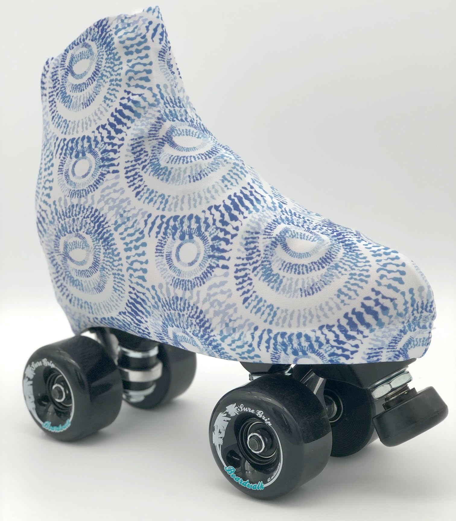 Uniq Skates Skating Boot Covers - Protective and Stylish Spandex Protection for Roller or Ice Skate Boots (pattern16)
