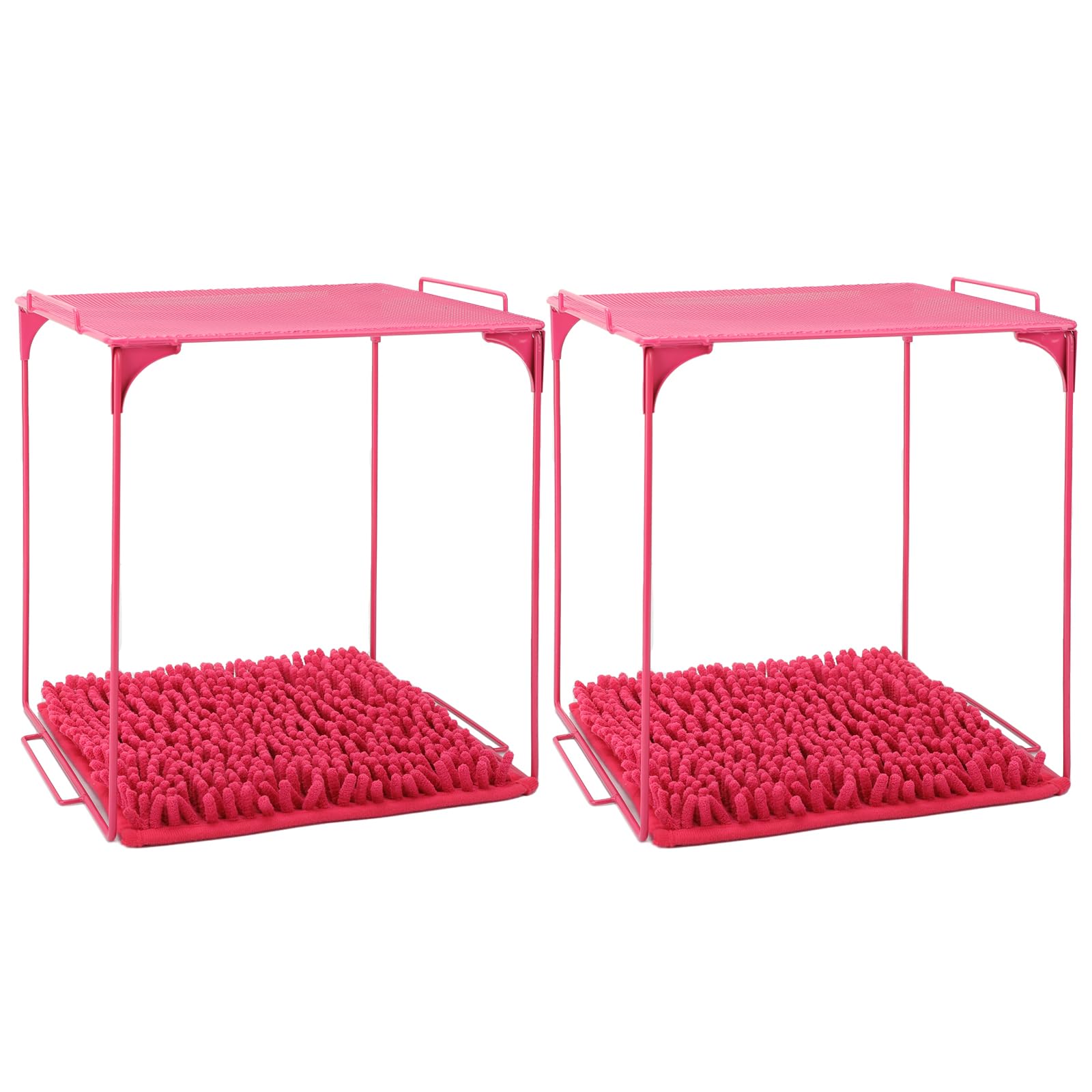 Locker Shelf Locker Accessories Locker Organizer Shelf and Locker Carpet Decorating Kit Suitable for School, Office Back to School Essentials (4, Pink)