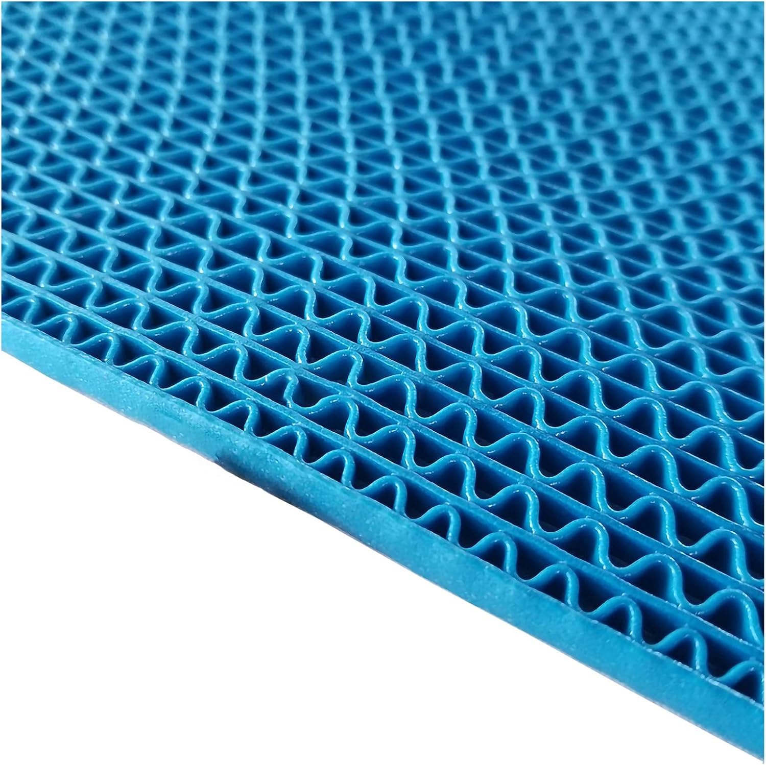 QYMYOZ PVC Drainage Mats, Perfect For Swimming Pools, Showers, Kitchens(Blue,120cmx500cm)
