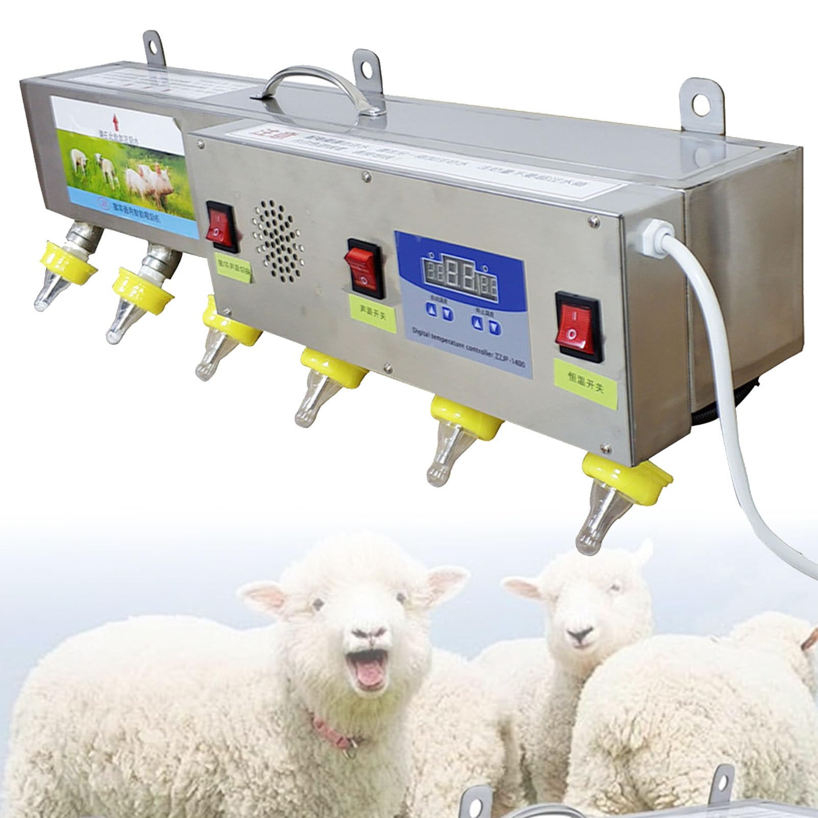Tettarelle automatiche per agnelli, mangiatoie per suinetti, mangiatoie per gattini, tettarelle per vitelli, mangime per agnelli, maiali, attrezzature per l'allevamento di suini, mangiatoie