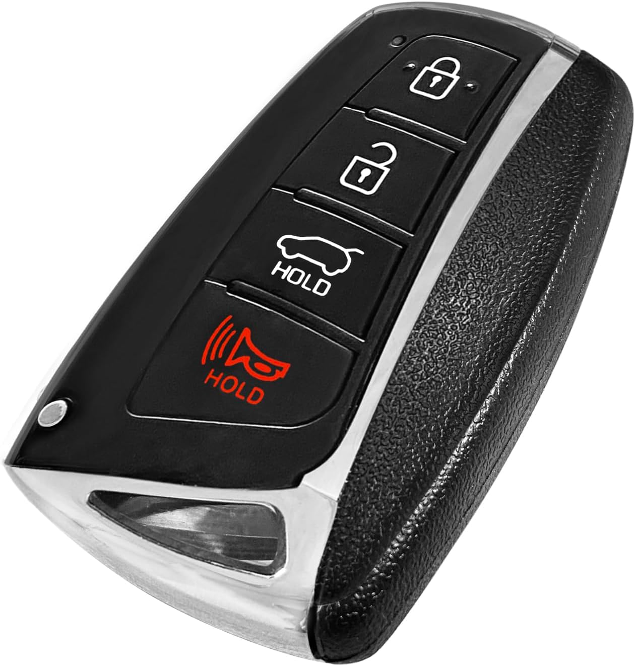 Replacement for Hyundai Santa Fe Key Fob Remote Control 2015 2016 2017 2018 4 Buttons 434MHz SY5MDFNA433,Black