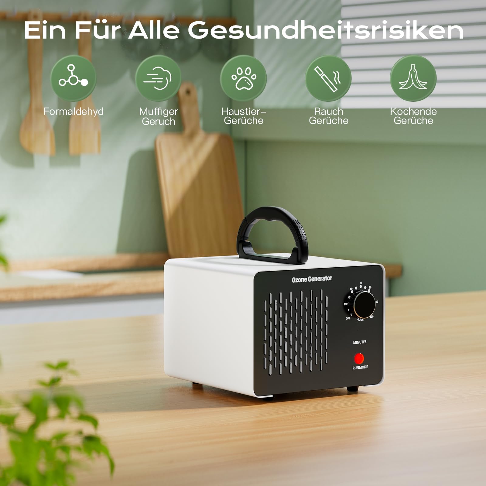 Generator ozonu domowego 28 000 mg/h, profesjonalna maszyna ozonowa do dezynfekcji ozonu do dezynfekcji ozonu powietrza z timerem, usuwanie zapachów i dezynfekcja