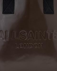 Amazon.com: AllSaints Izzy Leather Tote Fango Brown W391XD One