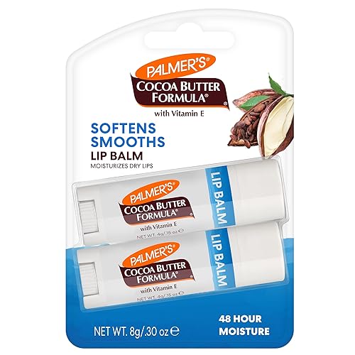 Palmer's, Bálsamo labial ultra hidratante de mantequilla de cacao SPF 15 Duo para unisex, 2 unidades