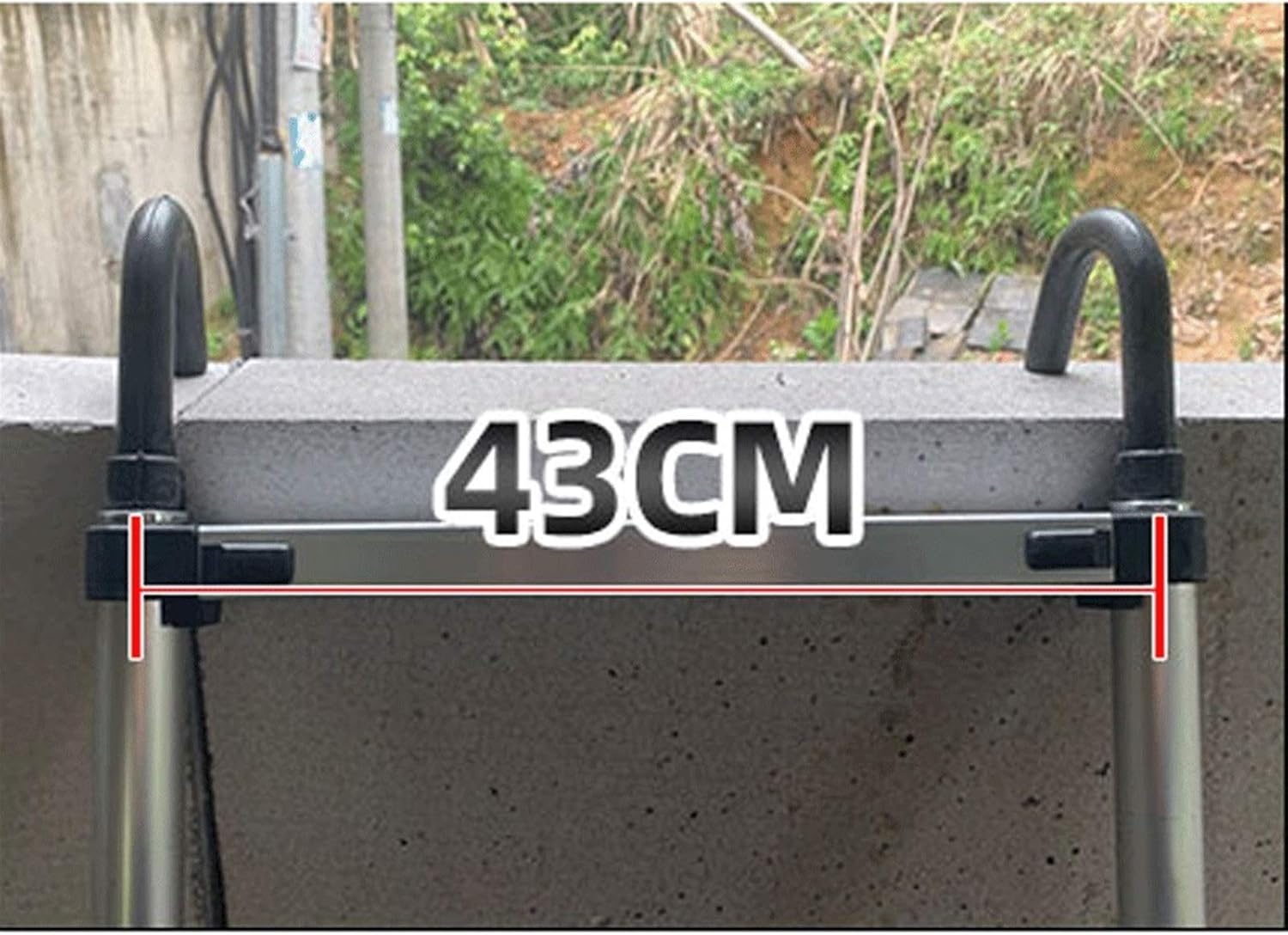 Telescoping Extension Ladder, Telescoping Ladder Folding Telescoping Ladder 23 FT One Button Retraction Aluminum Telescopic Extension Ladder Portable Heavy Duty Multi-Purpose with