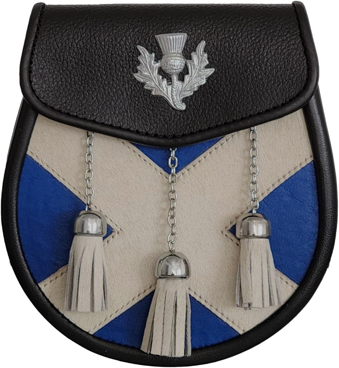 Scottish Kilt Leather Sporran | Handmade Premium Quality Real Leather | Kilt Accessories for Men | Perfect for Highland Wears