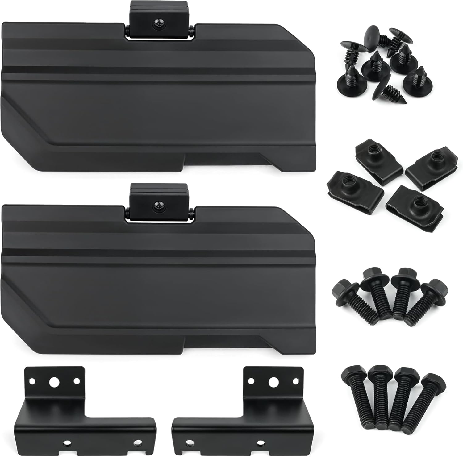 Set of Sun Visors 2890571 Compatible with Polaris 2024-2025 Polaris Ranger XD1500 and Ranger Crew XD 1500 Premium
