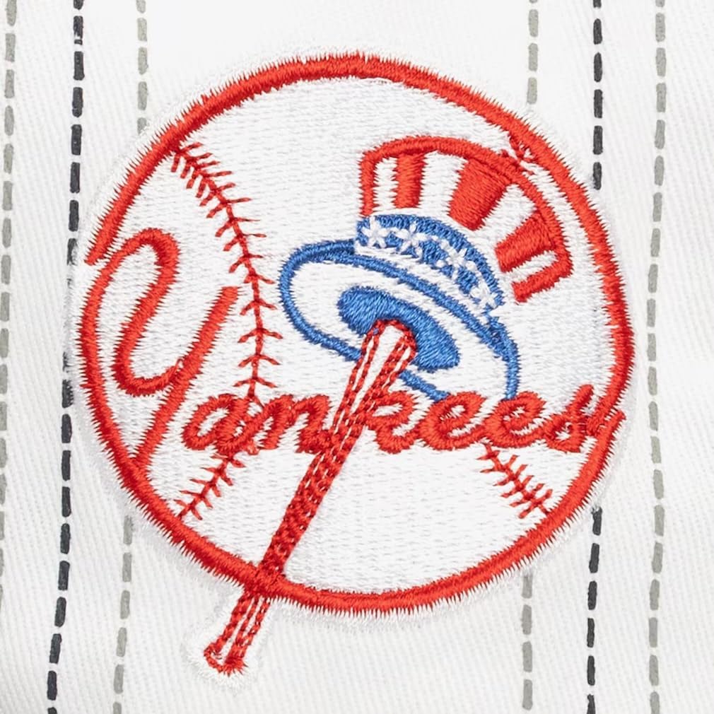 Mitchell & Ness New York Yankees Triplin Snapback Hat Cap - White