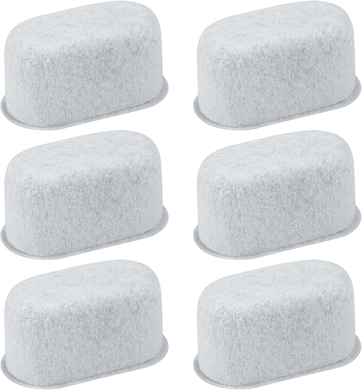 Activated Water Filter Replacement Cartridges for Mr. Coffee Makers 12-Cup | Coffee Charcoal Filter Pods for Mr Coffee Machine, 6 Pcs