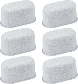 Activated Water Filter Replacement Cartridges for Mr. Coffee Easy Measure and Dishwashable 12-Cup Coffee Makers, Coffee Charcoal Filter Pods for Mr Coffee Machine, 6 Pcs