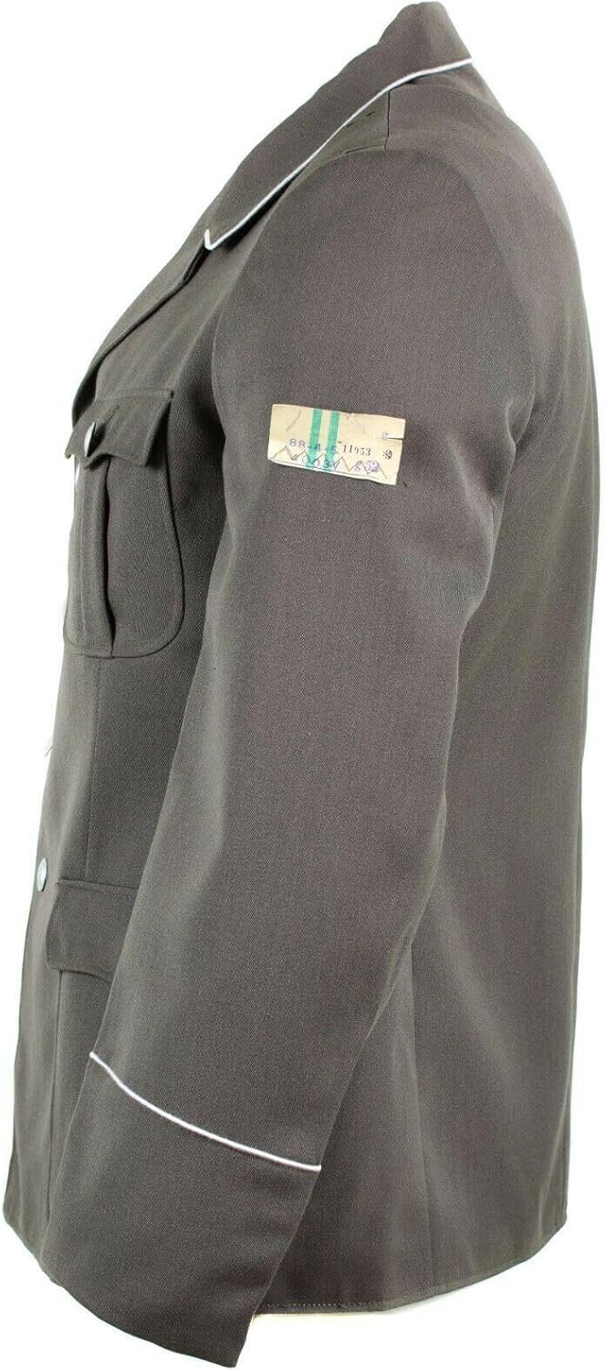 Original German NVA Army Dress Jacket Officier Formal Uniform Grey Military NEW