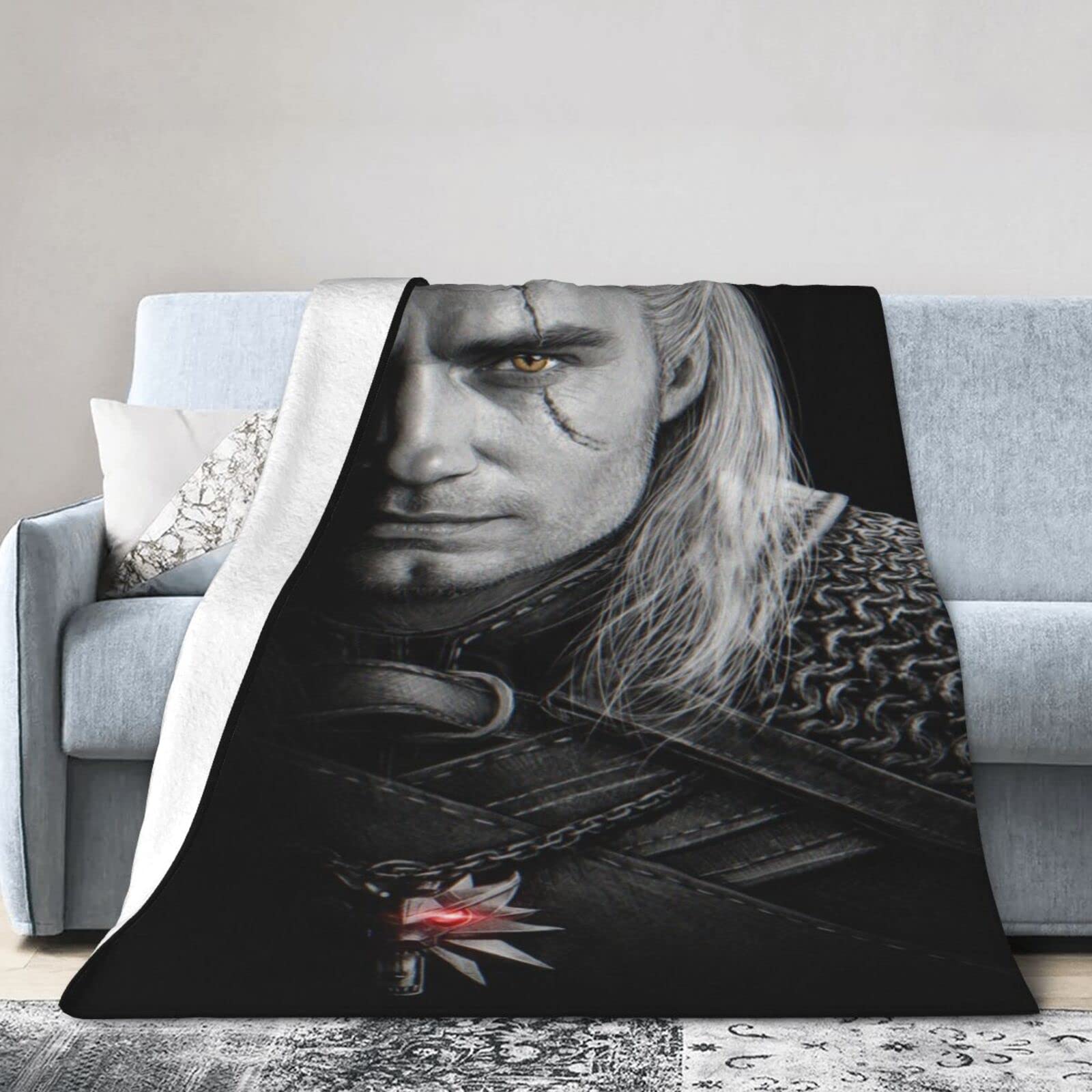 Henry Sonny Cavill flanelowy koc miękki koc do klimatyzacji pościel koc polarowy na sofę kanapę salon sypialnia 150 cm x 125 cm